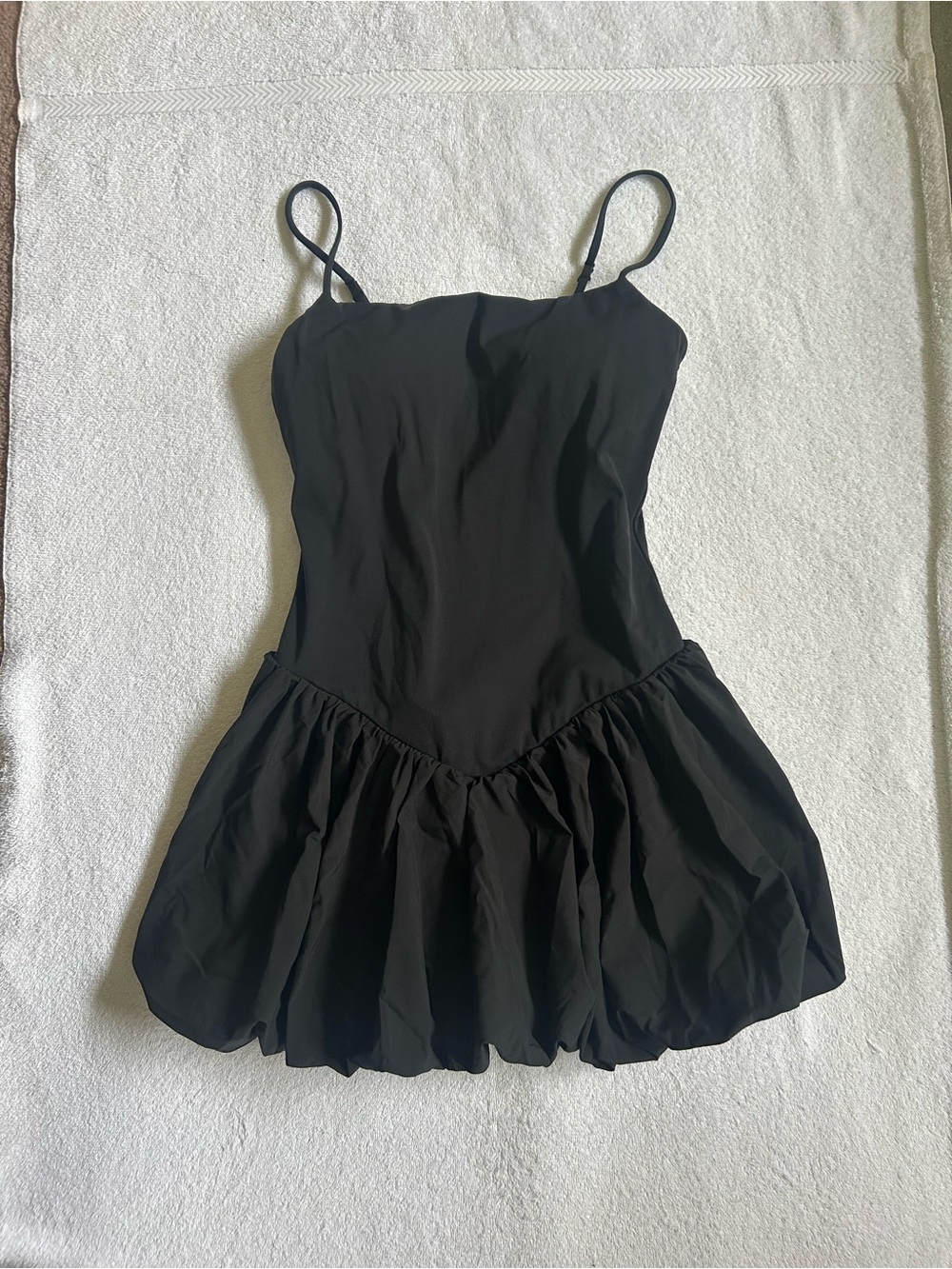 NWOT HALARA Black Tennis Dress with Spaghetti Straps Sz S